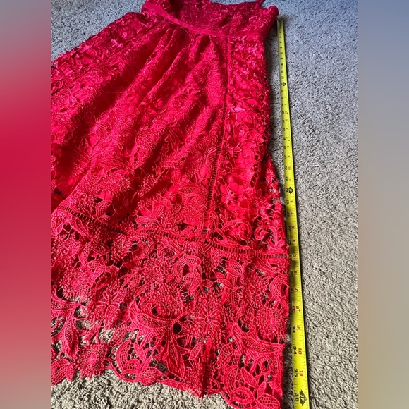 NWOT Ted Baker Valens mixed lace midi dress, Ted size 3 (regular 8) - Picture 11 of 12